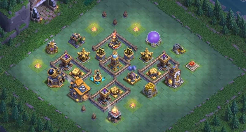 Builder Hall 10 Base with Link for COC - BH10 Layout Clash of Clans ...