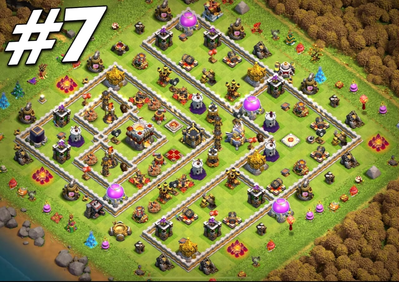 Town Hall 11 Farm Base With Links