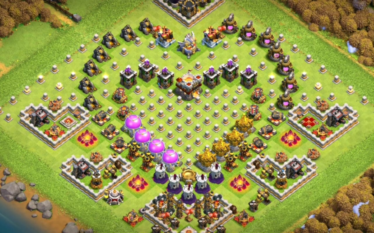 Town Hall 11 Troll Base Link Layout