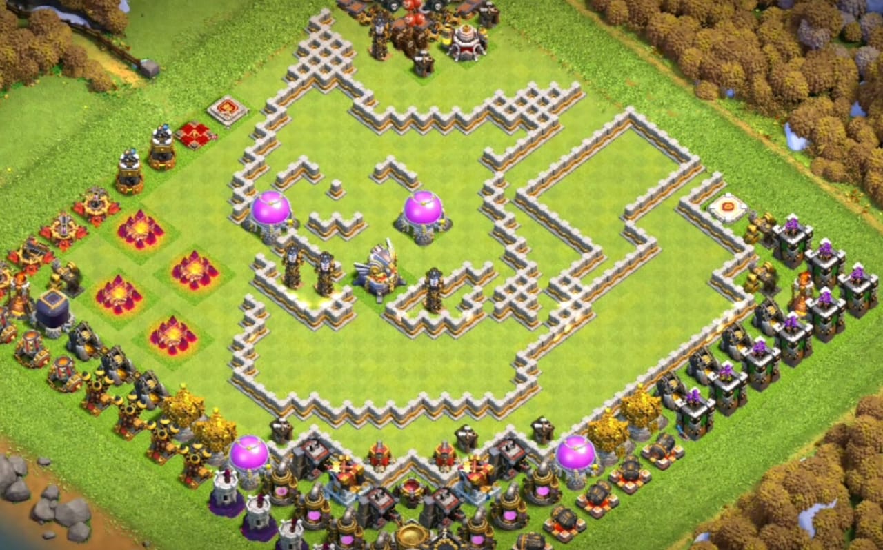 Town Hall 11 Troll Base Link Layout