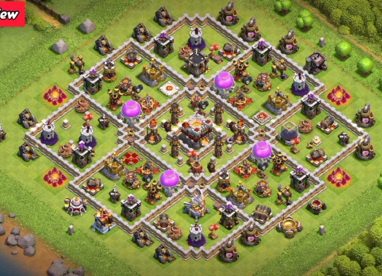 Town Hall 11 Trophy Base Link