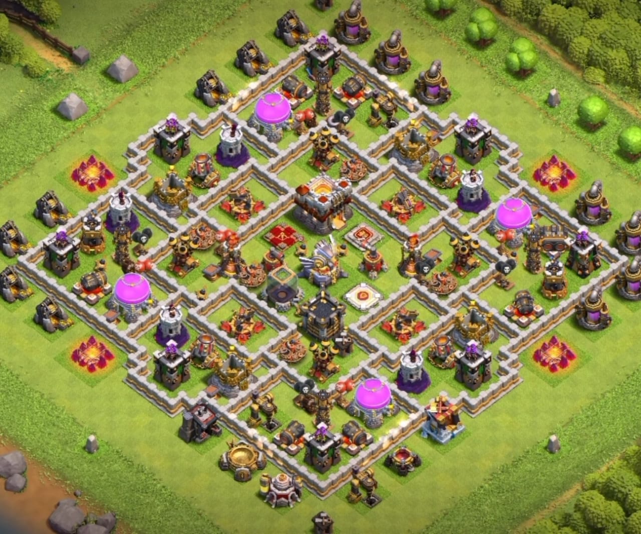 Town Hall 11 Trophy Base Link