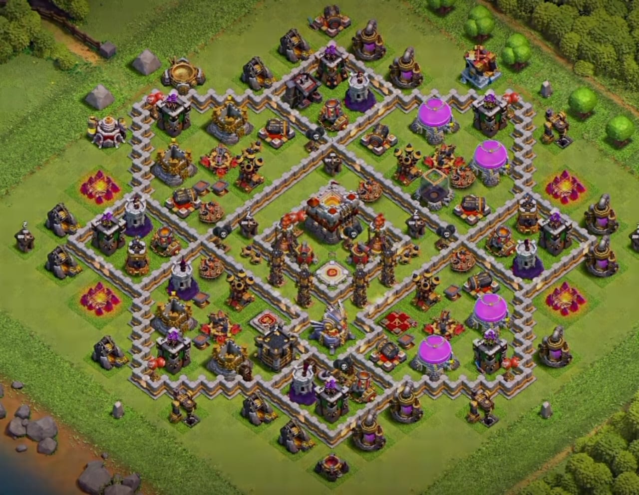 Town Hall 11 Trophy Base Link