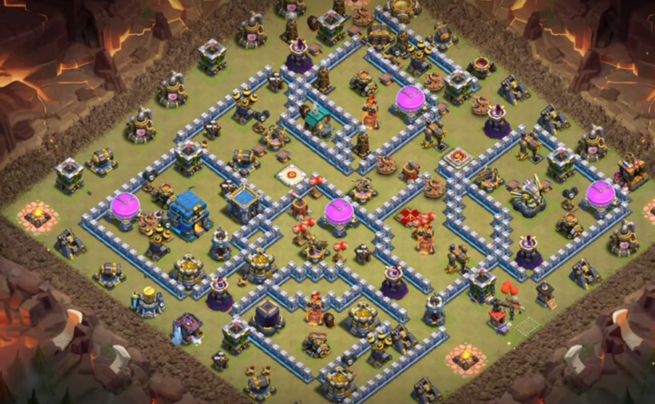 Town Hall 12 War Base #10