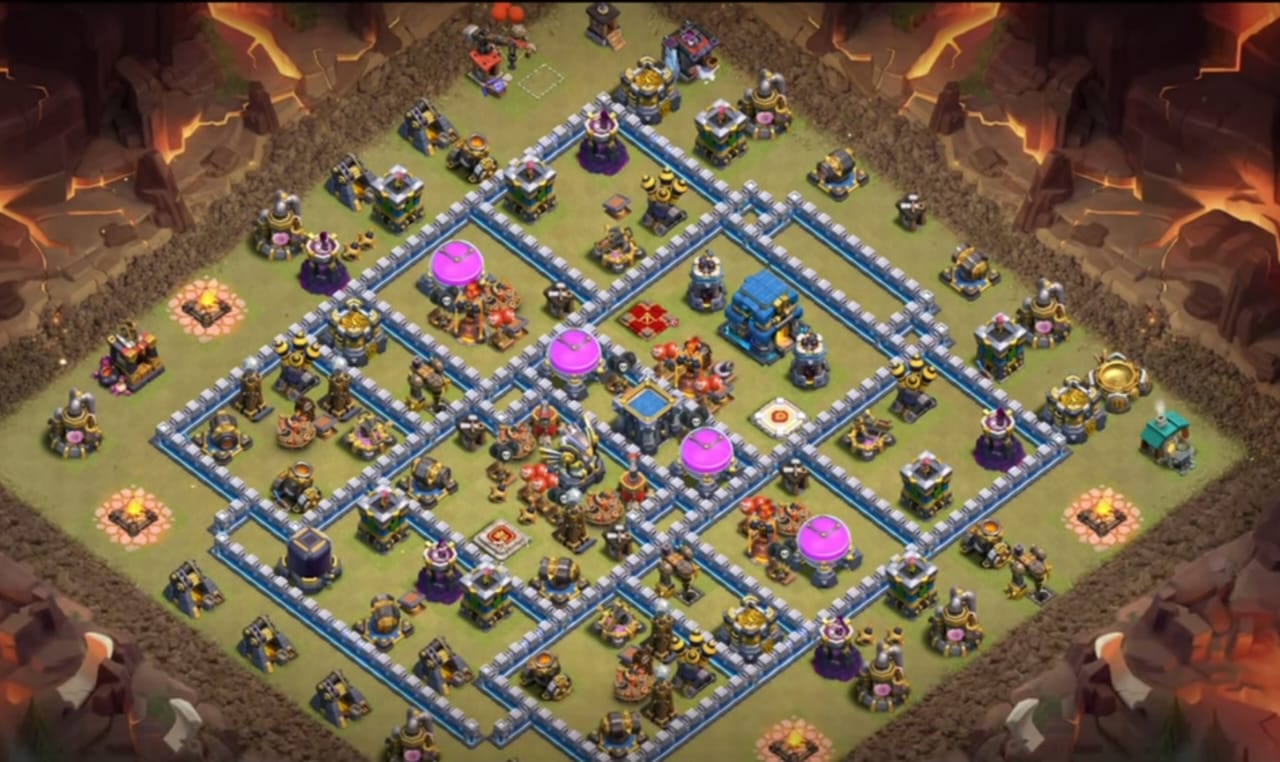 Town Hall 12 War Base #3