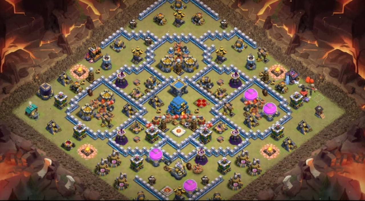 Town Hall 12 War Base #4