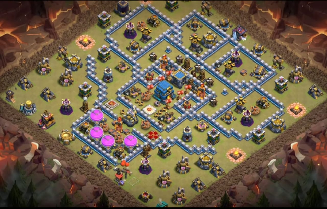 Town Hall 12 War Base #8