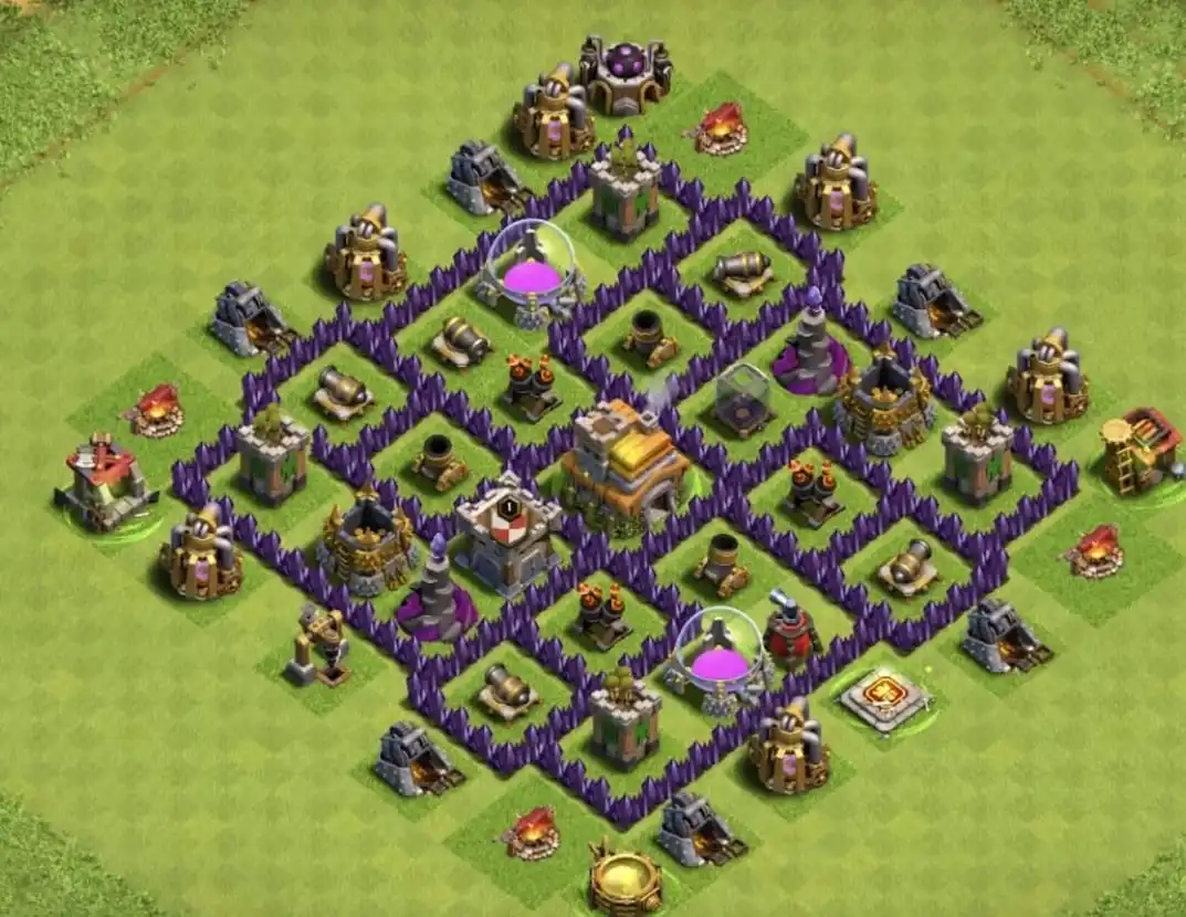 Town Hall 7 War Base Link #2