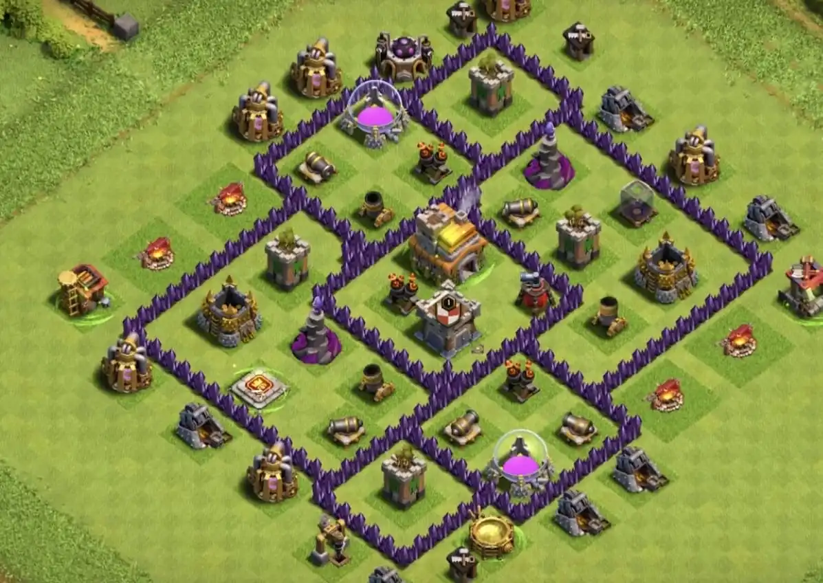 Town Hall 7 War Base Link #5