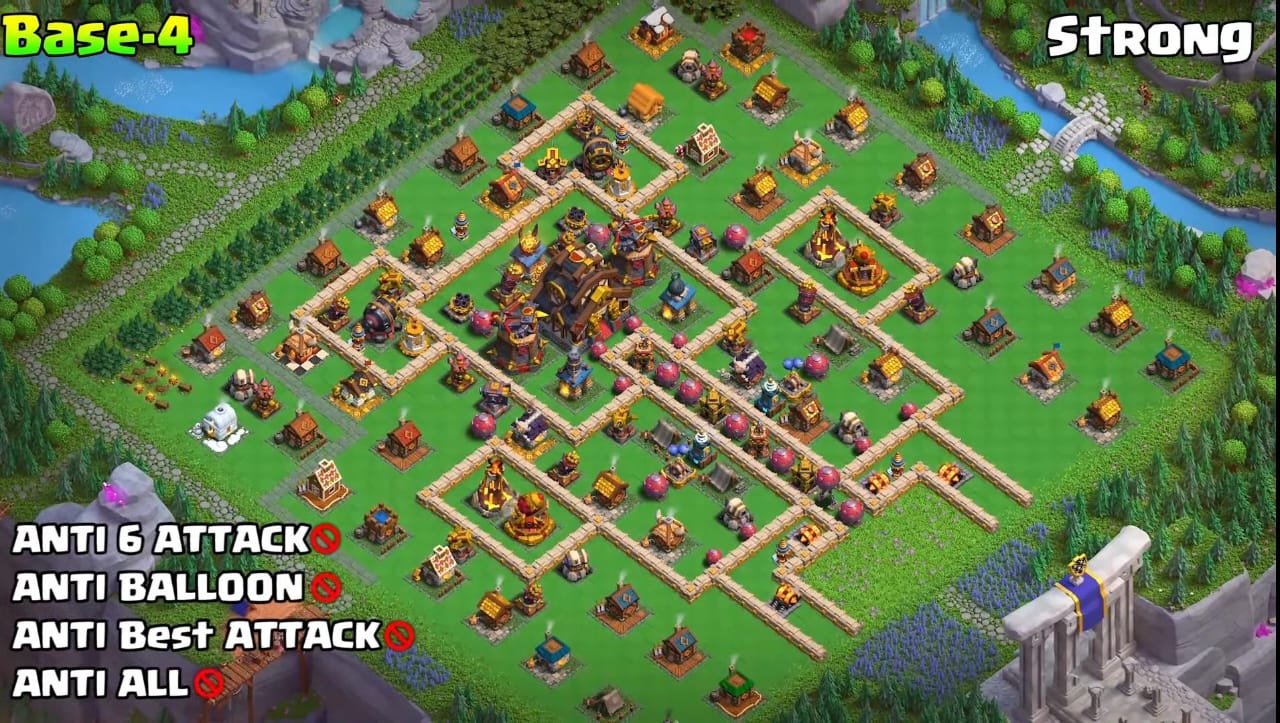 Clan Capital Peak Level 10 Layout #4