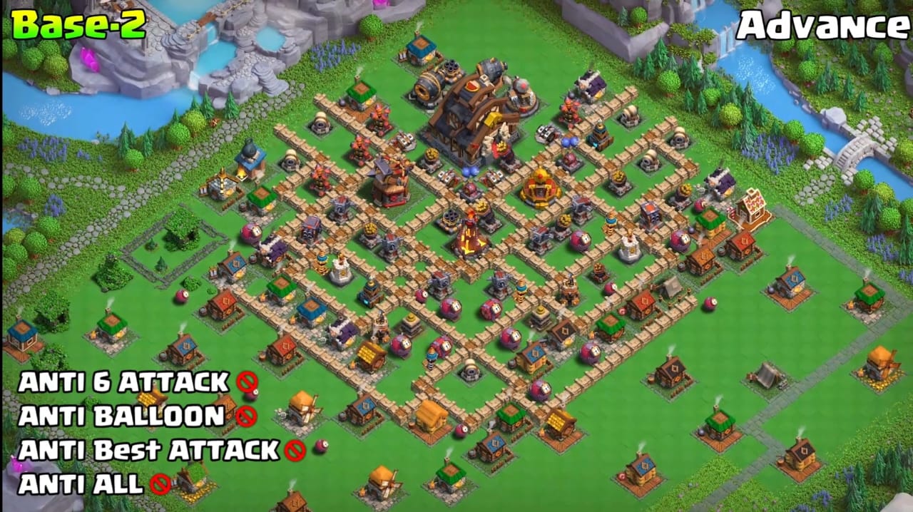 Clan Capital Peak Level 8 Layout #2