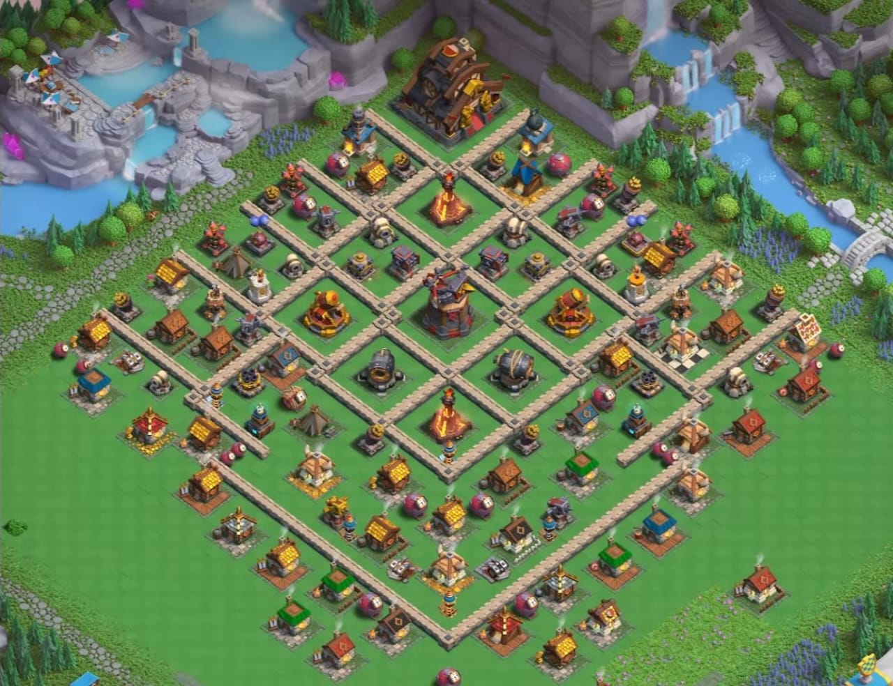 Clan Capital Peak Level 9 Layout #1