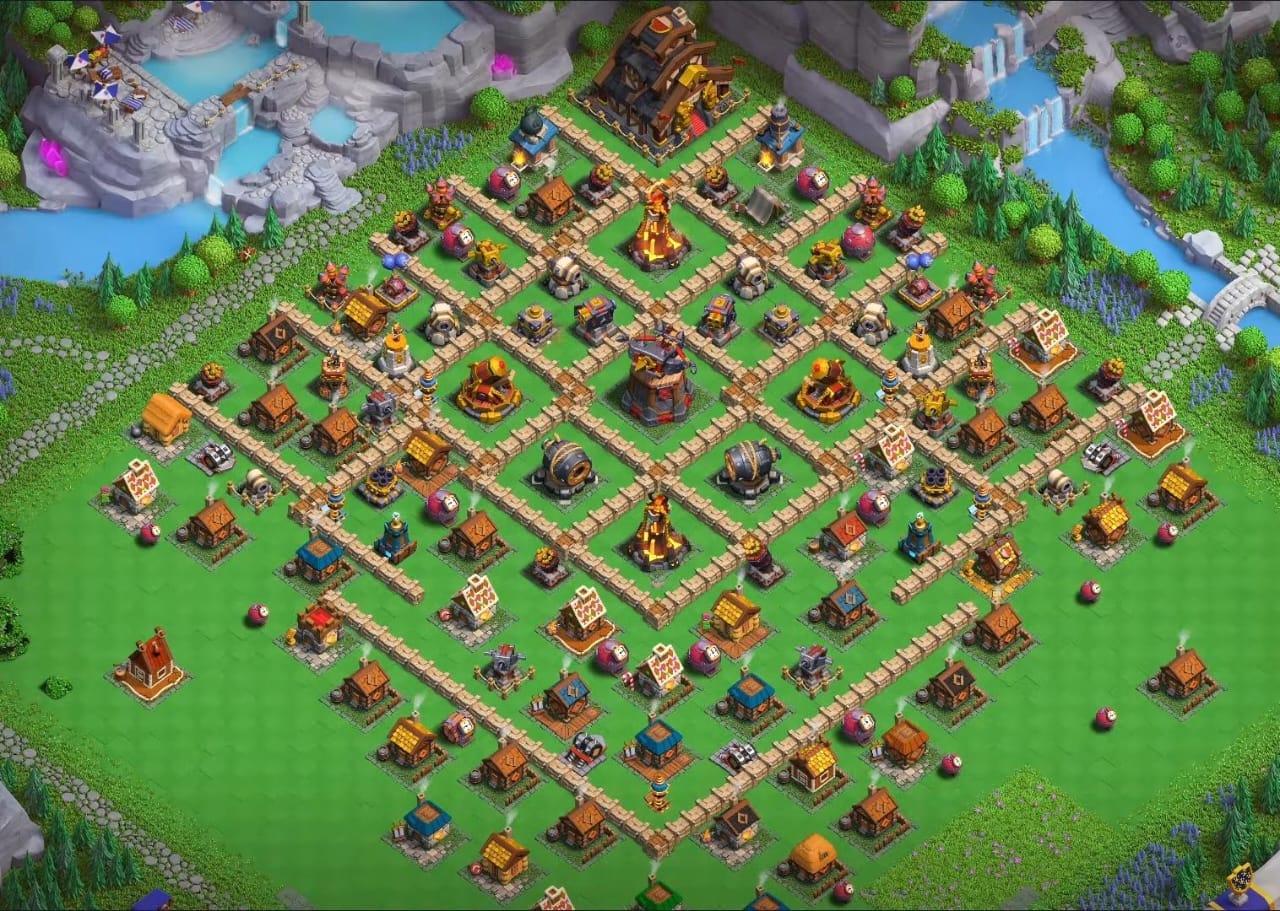 Clan Capital Peak Level 9 Layout #4