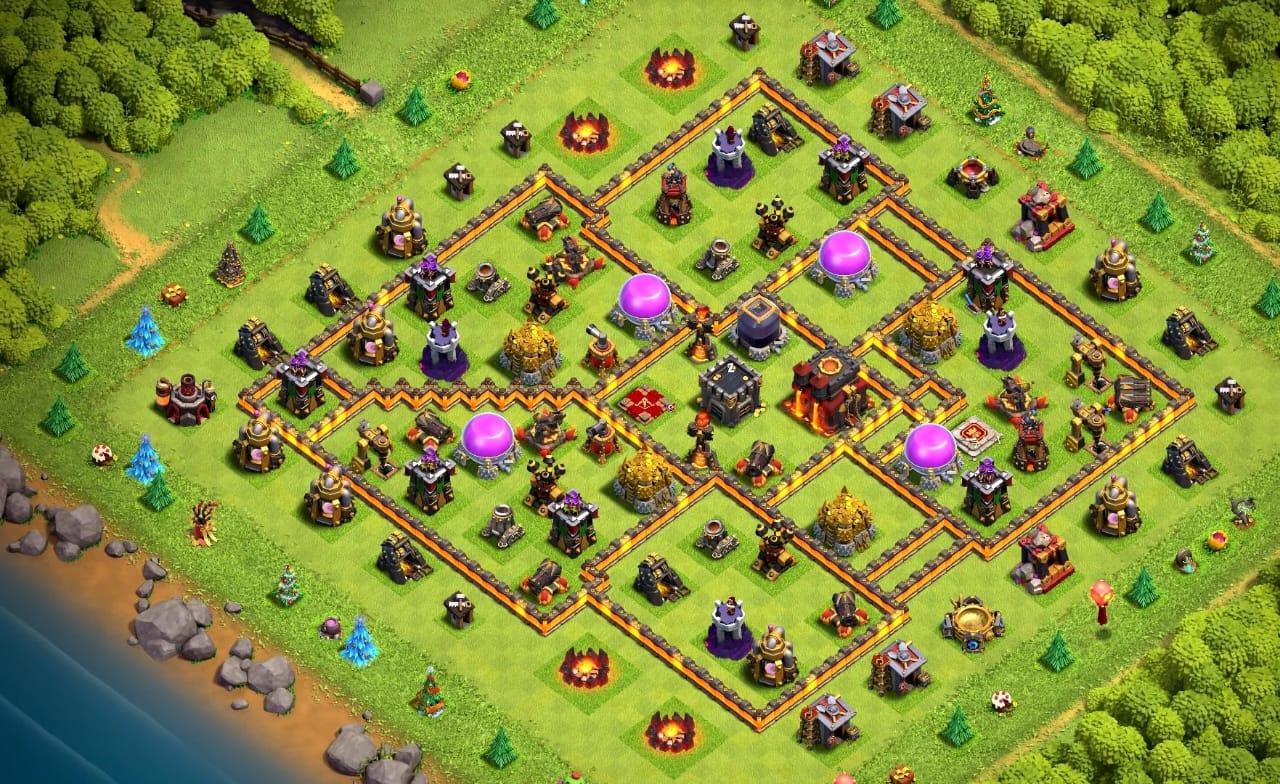 Town Hall 10 War Base 15