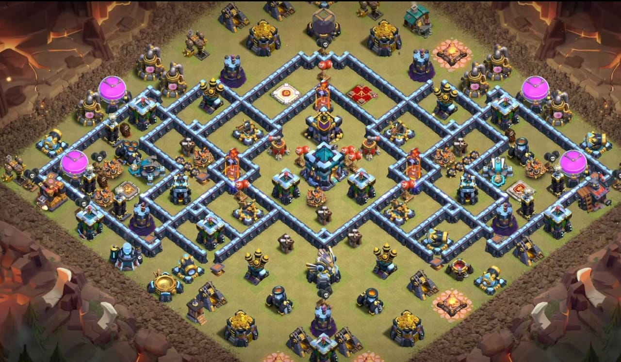 Town Hall 13 war base link 