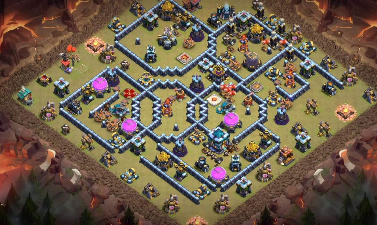 Town Hall 13 war base link 