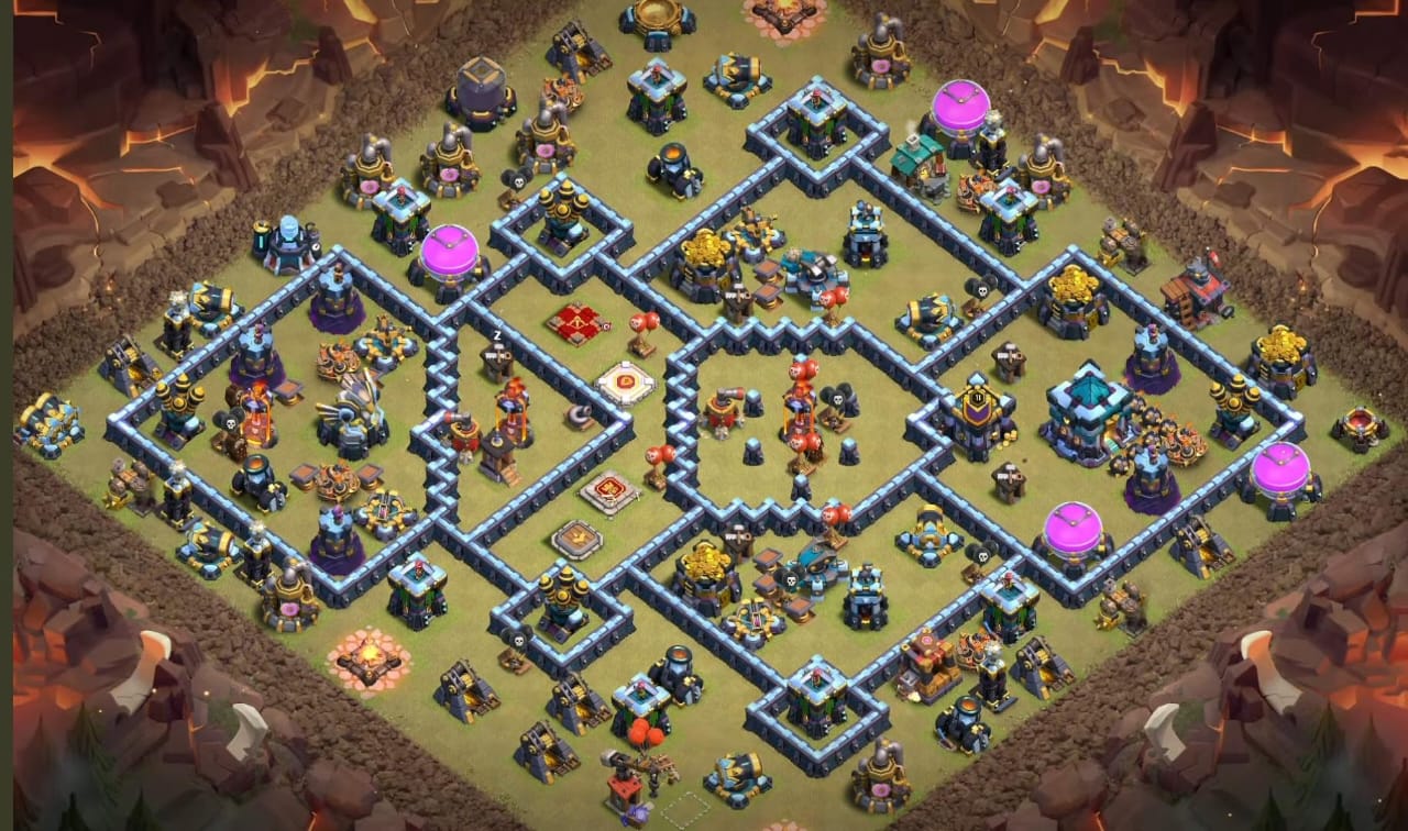 Town Hall 13 war base link