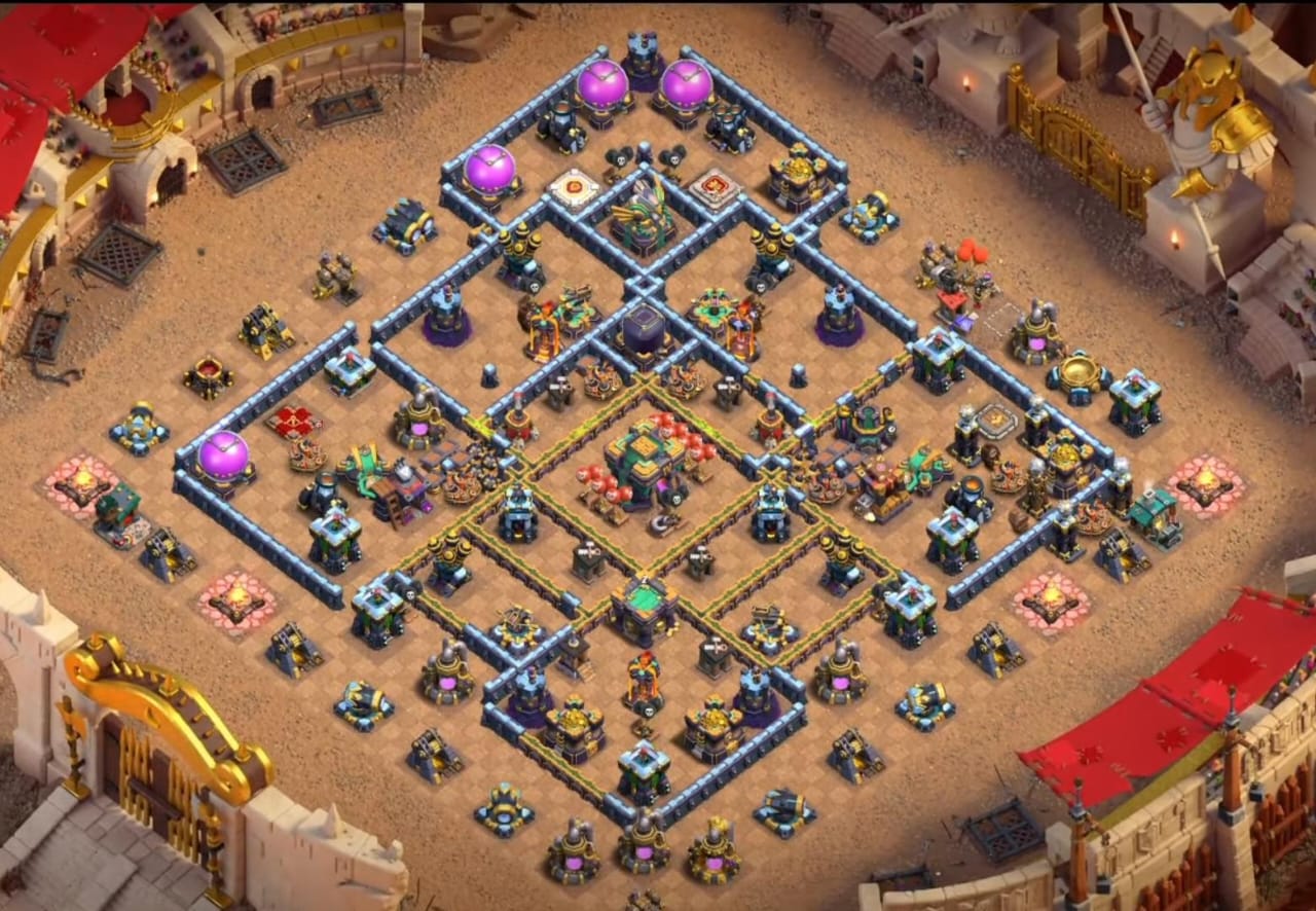 TH 14 War Base copy link