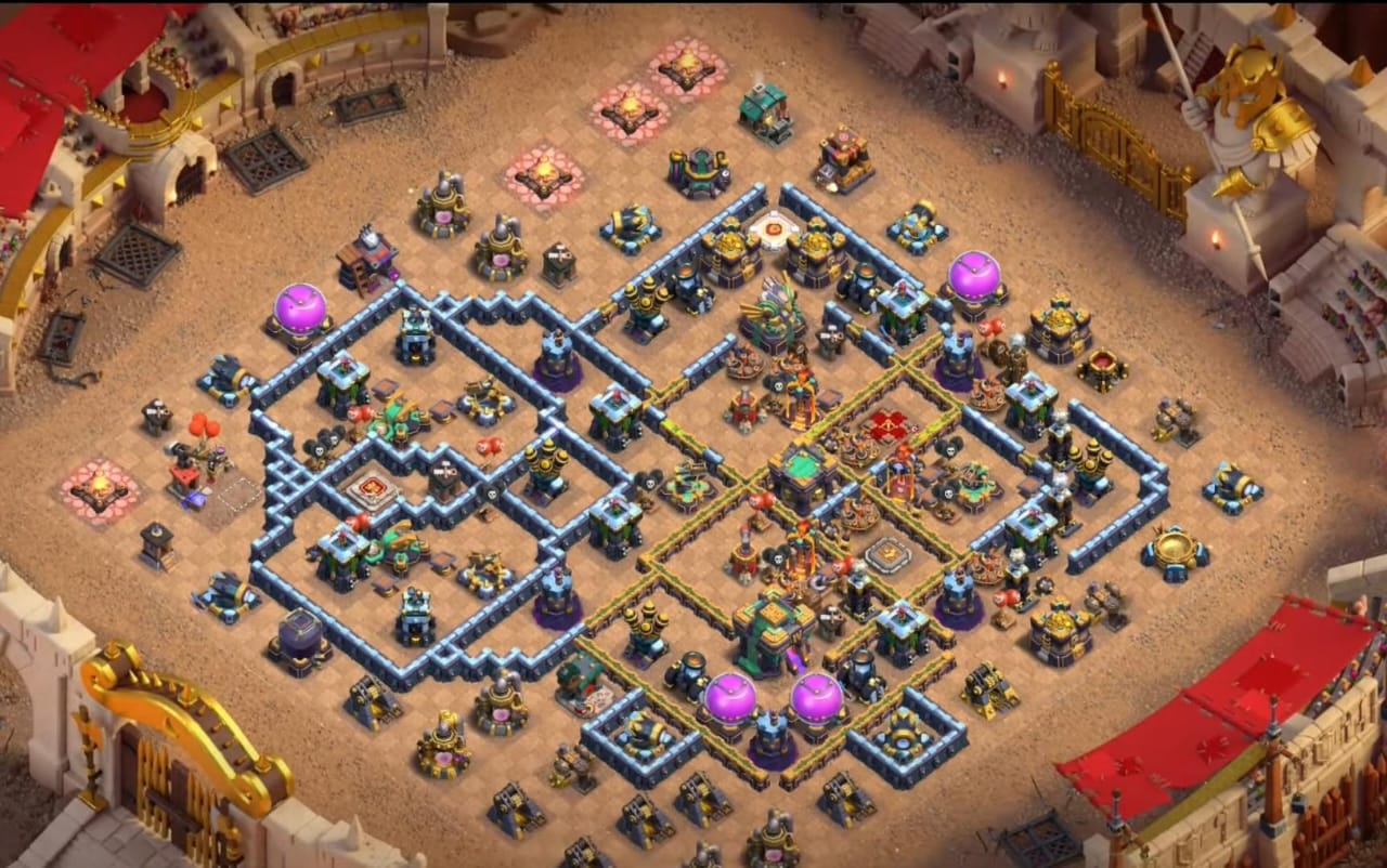 TH 14 War Base copy link