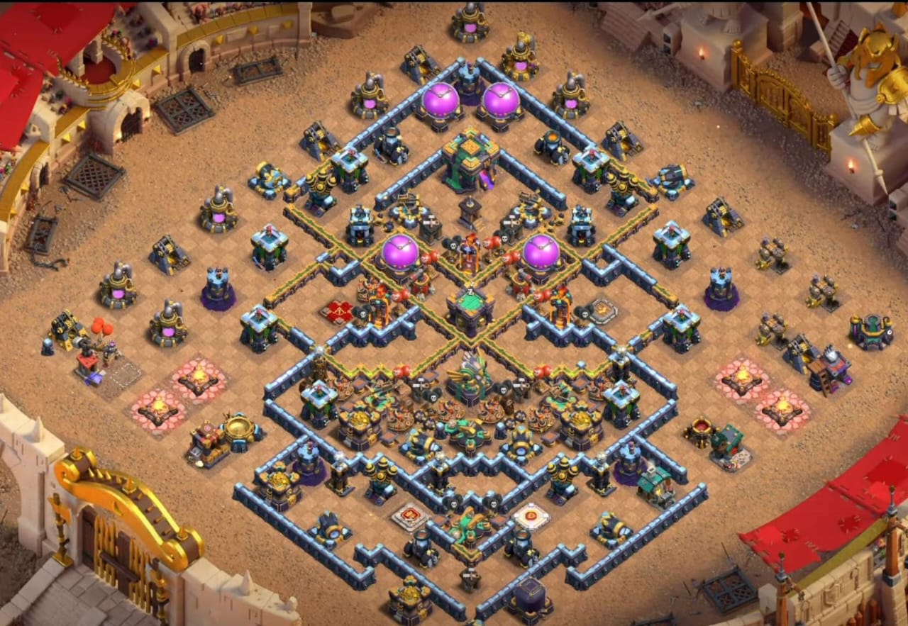 TH 14 War Base Link #4 - Clash Titans