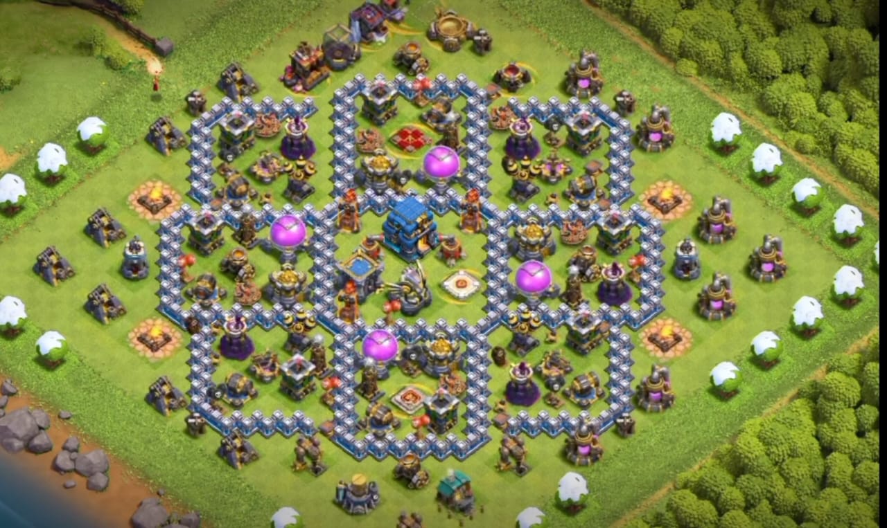 TH 12 Farm Base Layout