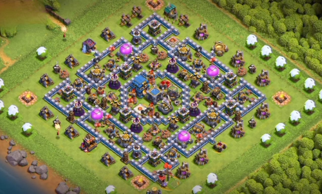 TH 12 Farm Base Layout