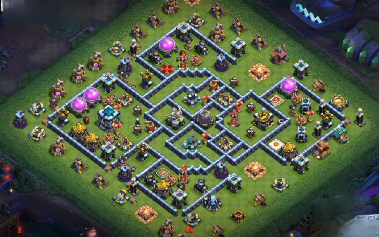 COC TH 13 Trophy Base Layouts