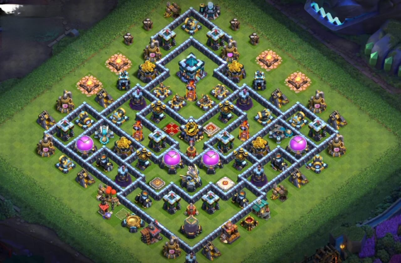 COC TH 13 Trophy Base Layouts