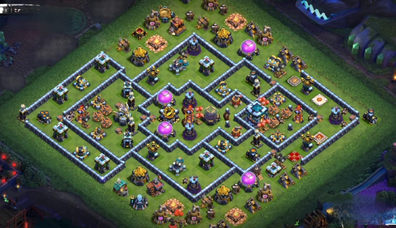 TH 13 Trophy Base #4 - Clash Titans