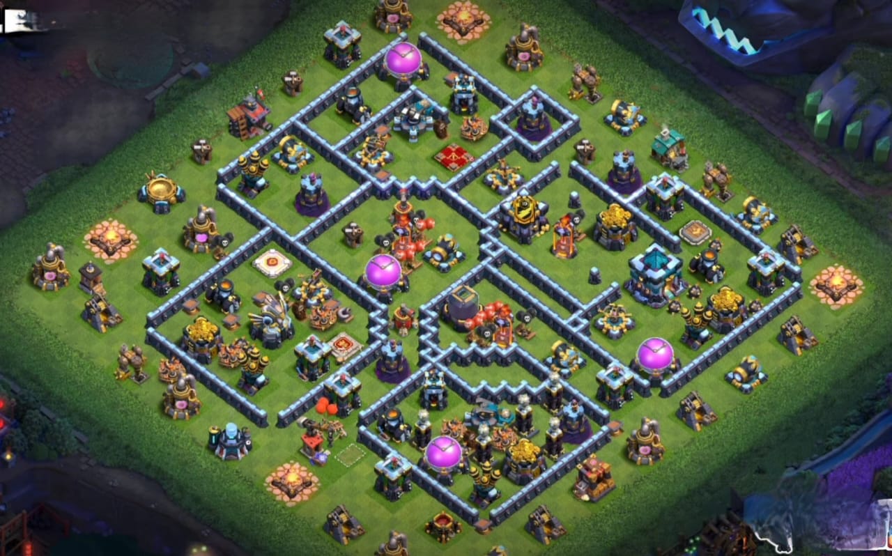 COC TH 13 Trophy Base Layouts