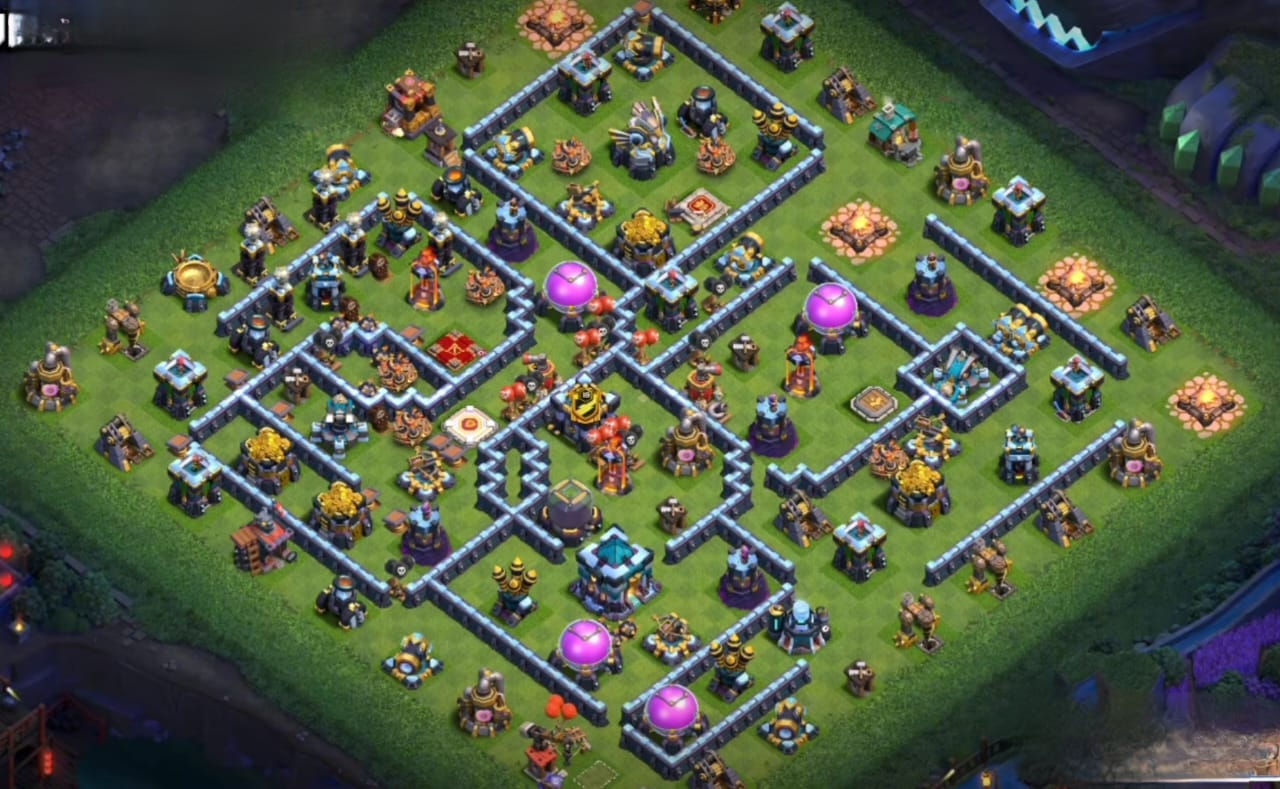 COC TH 13 Trophy Base Layouts