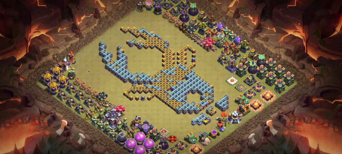 TH 15 Troll Base Layout COC