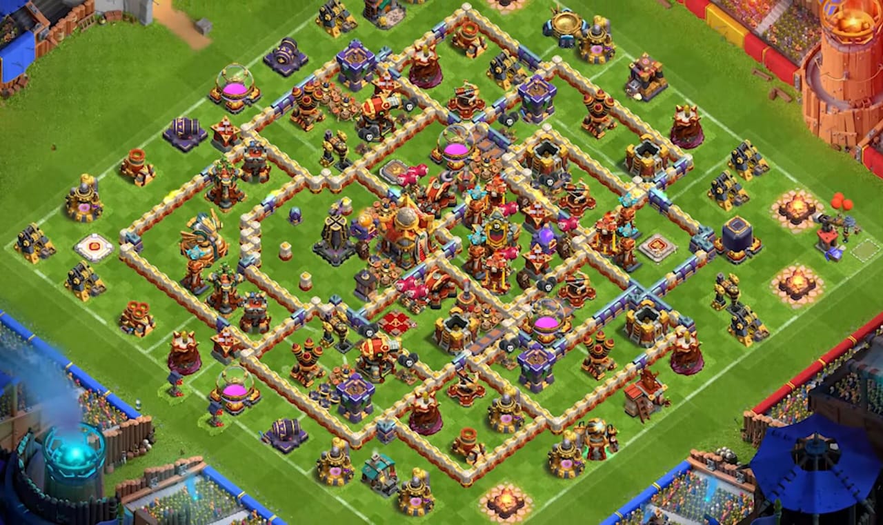 TH 16 Trophy Base Layout COC