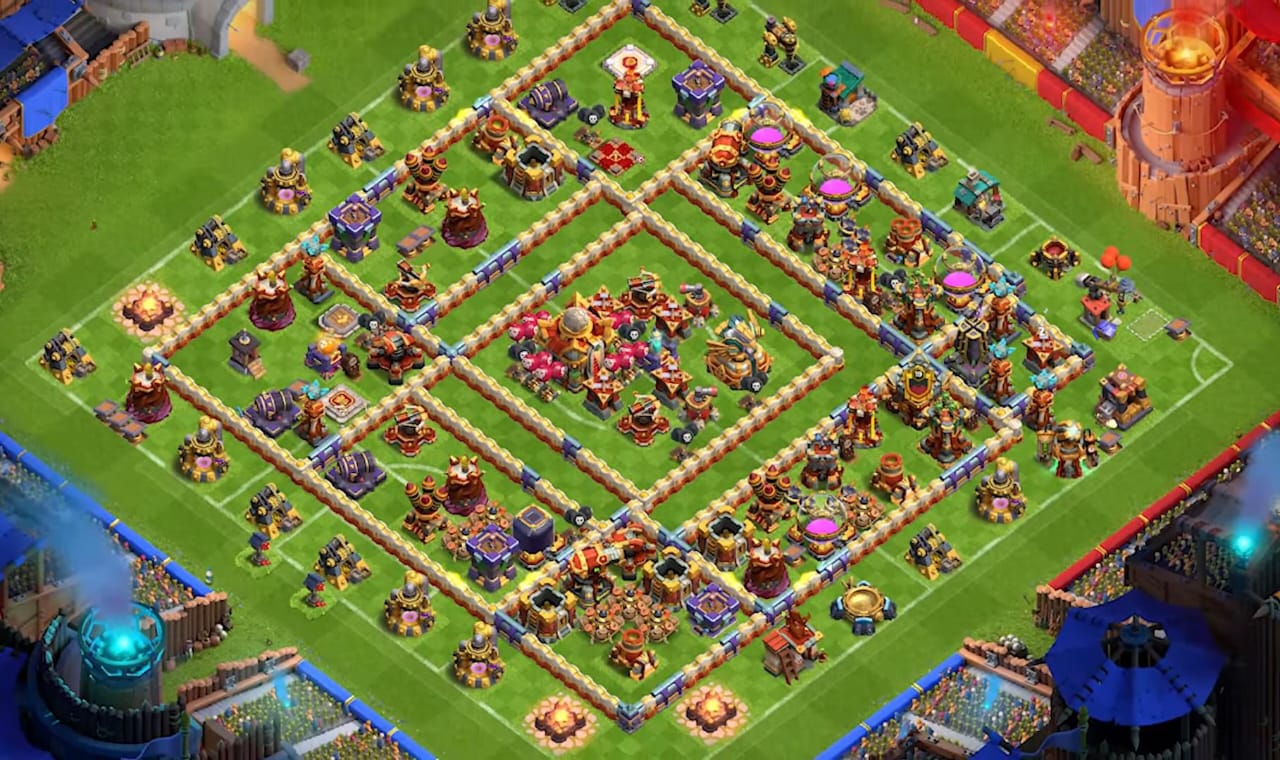 TH 16 Trophy Base Layout COC