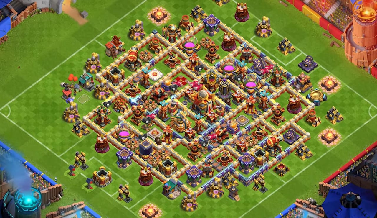 TH 16 Trophy Base Layout COC