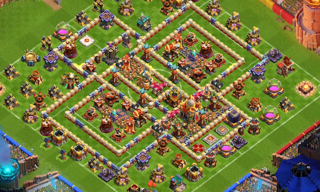 TH 16 Trophy Base Layout COC