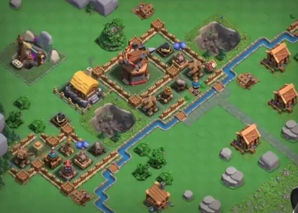 Best Clan Capital Golem Quarry Base Layout COC