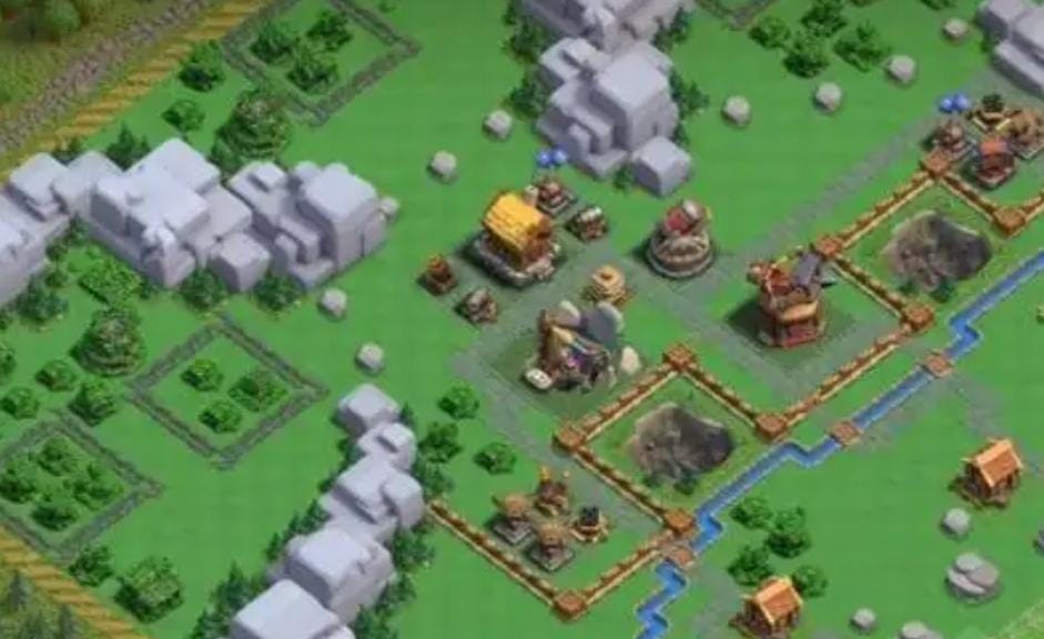 Best Clan Capital Golem Quarry Base Layout COC