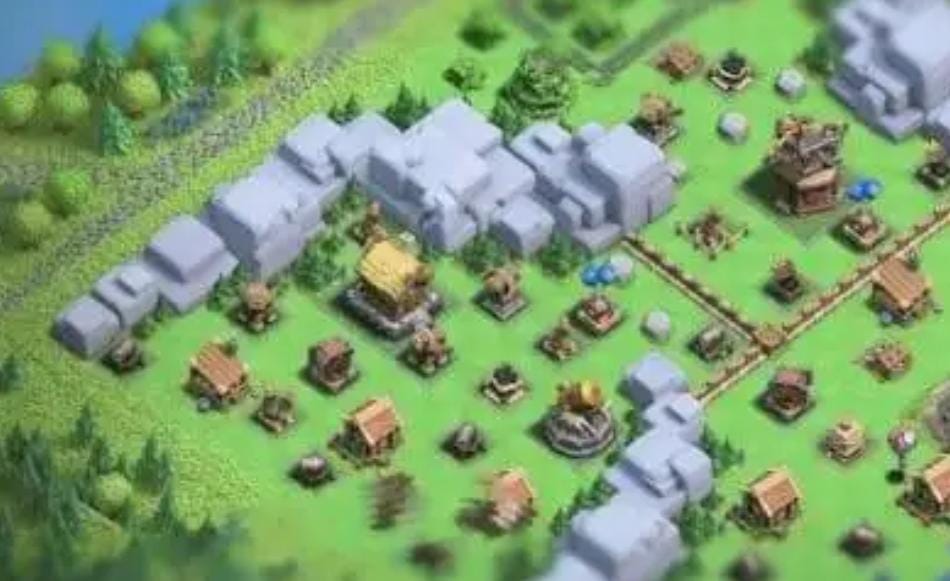 Best Clan Capital Golem Quarry Base Layout COC