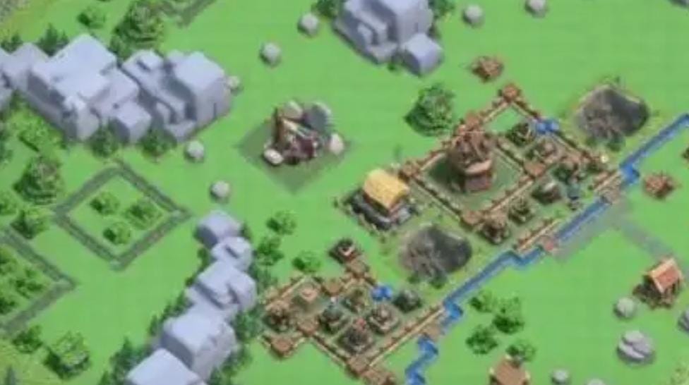 Best Clan Capital Golem Quarry Base Layout COC