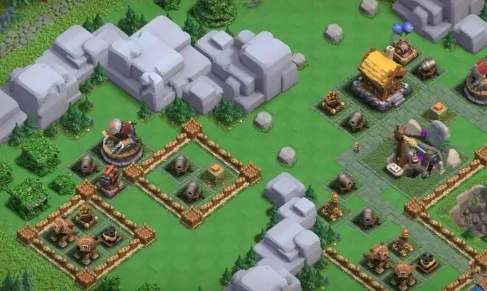 Best Clan Capital Golem Quarry Base Layout COC