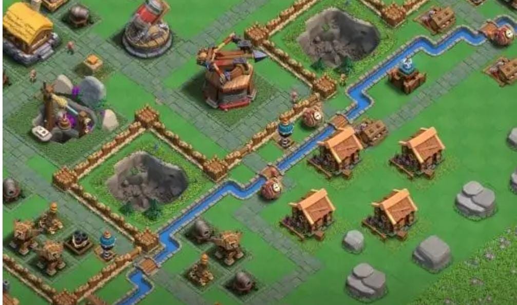 Best Clan Capital Golem Quarry Base Layout COC