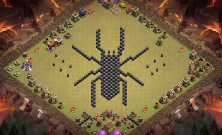 TH 8 TROLL BASE LAYOUT COC