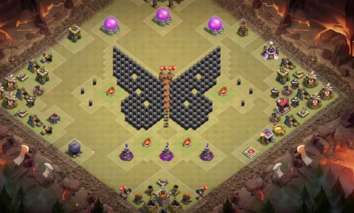 TH 8 TROLL BASE LAYOUT COC