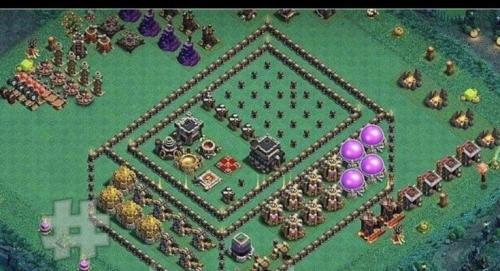 TH 10 Troll Base Layout COC