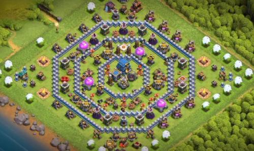 TH 12 Farm Base Layout