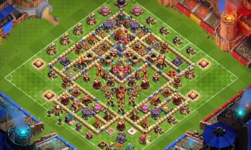 TH 16 Trophy Base Layout COC