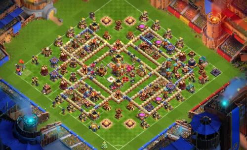 TH 16 Trophy Base Layout COC