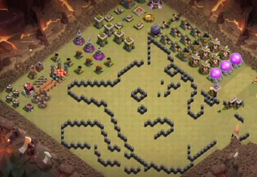 TH 8 TROLL BASE LAYOUT #1