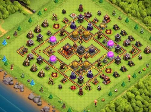 Town Hall 10 War Base 3